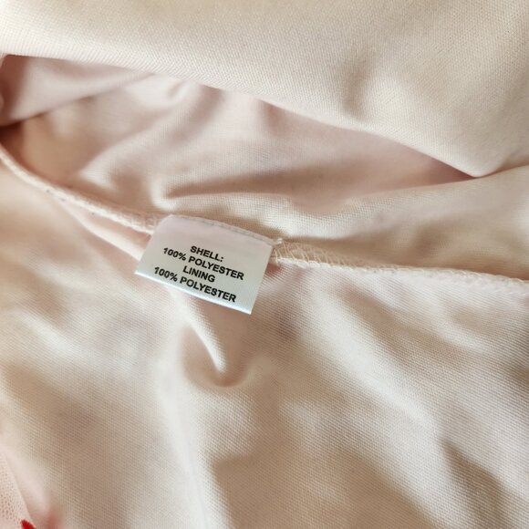 Lace & Beads tulle midi skirt in blush micro heart print - Picture 9 of 13